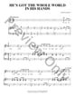 He's Got The Whole World In His Hands piano sheet music cover